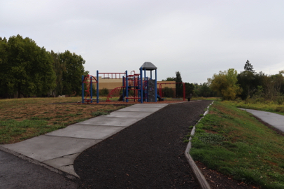 One of the many playgrounds along Fanno Creek trail
